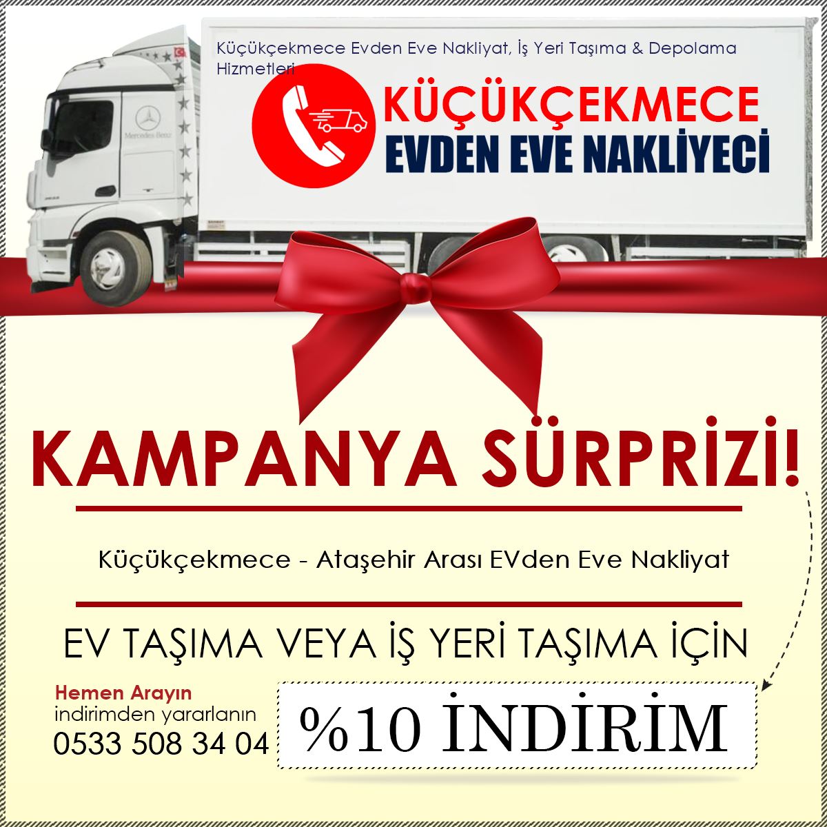 Küçükçekmece - Ataşehir Arası EVden Eve Nakliyat