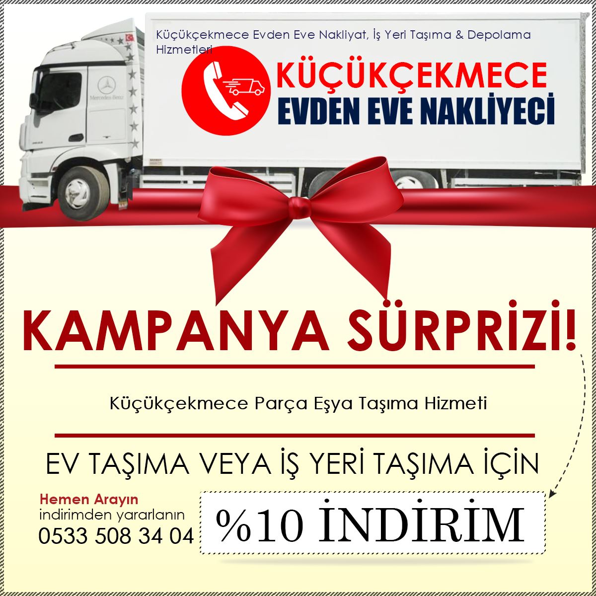 Küçükçekmece Parça Eşya Taşıma Hizmeti